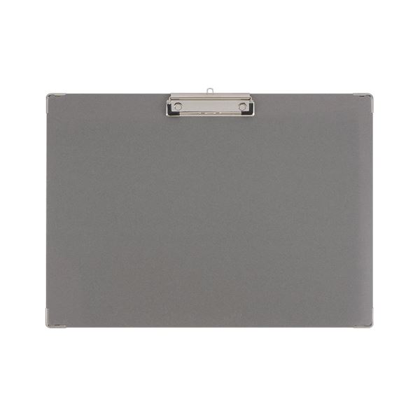 （まとめ） ボール用箋挟 4ヵ所角金具付 ヨコ型 CR-YSB4SN-GR 1枚入 【×10セット】 (代引不可)