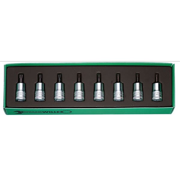 STAHLWILLE（スタビレー） 49TX／8 （3／8SQ）ヘクスローブソケットセット （96021001） (代引不可)｜リコメン堂生活館