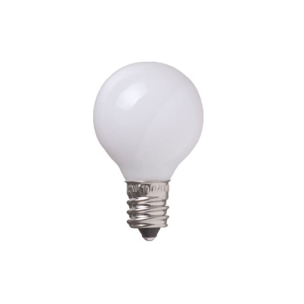 (まとめ)YAZAWA ベビーボール球 G30 E12 5W ホワイト G301205W【×20セット】 (代引不可)