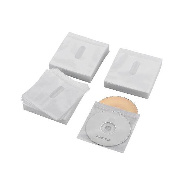 (まとめ)エレコム Blu-ray・CD・DVD対応不織布ケース タイトルカード CCD-NIWB240WH【&times;5セット】 (代引不可)｜リコメン堂生活館