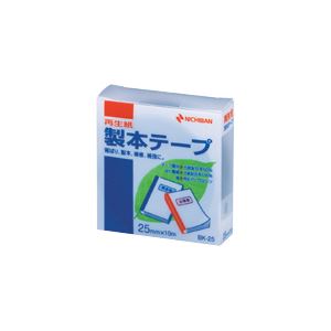 （まとめ） ニチバン 製本テープ〈再生紙〉 25mm幅 BK-2519 紺 1巻入 【×10セット】 (代引不可)