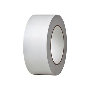（まとめ） TANOSEE クラフトテープ 重ね貼可能 50mm×50m 白 1巻 【×20セット】 (代引不可)