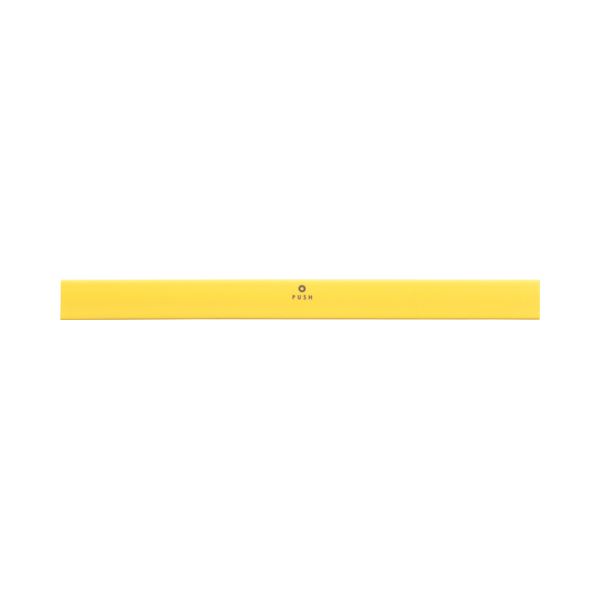 （まとめ） TANOSEE マグネットバー W220mm 黄 1本 【×20セット】 (代引不可)