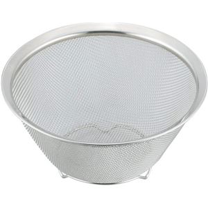 【60個セット】 ステンレス 深型 ざる/調理器具 【丸型 17cm】 スタッキング式 頑丈仕様 SUIグート 〔キッチン 台所〕 (代引不可)
