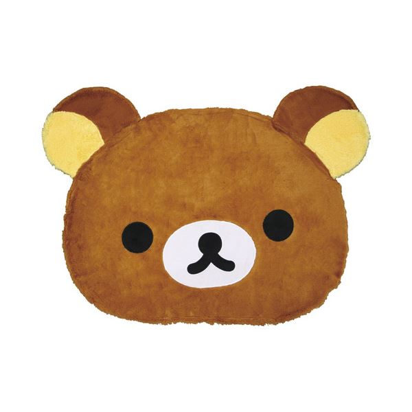 楽天市場】リラックマ 顔型 BIGフェイスマット 115.5×82×3cm