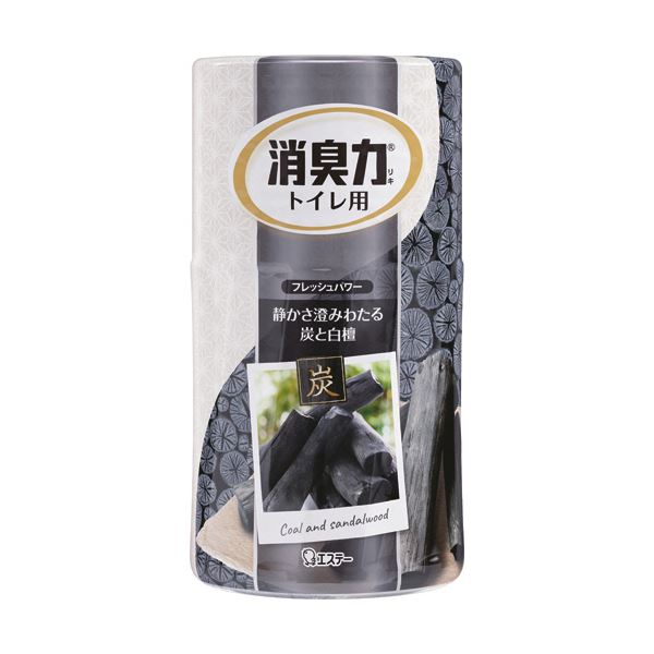 （まとめ）エステー トイレの消臭力 炭と白檀400ml 1セット（5個）【×5セット】 (代引不可)