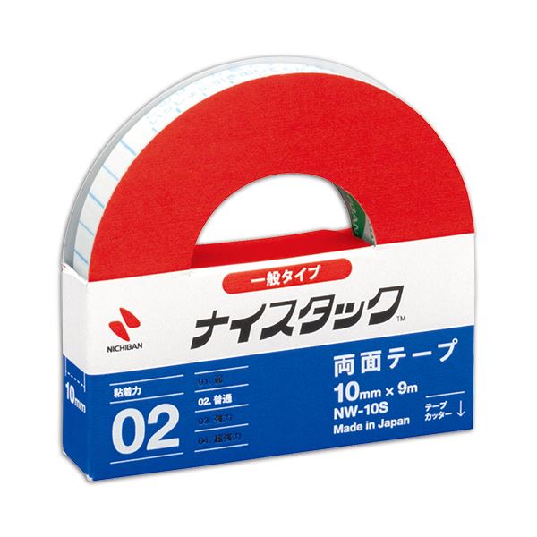 (まとめ) ニチバン ナイスタック 再生紙両面テープ 小巻 10mm×9m NW-10S 1巻 【×30セット】 (代引不可)