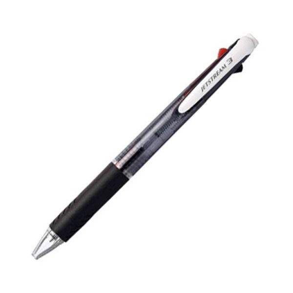 (まとめ) 三菱鉛筆 3色ボールペン ジェットストリーム 0.7mm （軸色 黒） SXE340007.24 1本 【×30セット】 (代引不可)