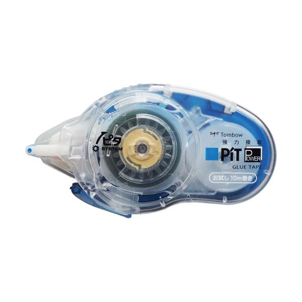 （まとめ） トンボ鉛筆 テープのり ピットパワーDお試し本体 8.4mm×10m PN-IPM10BTU 1個 【×30セット】 (代引不可)