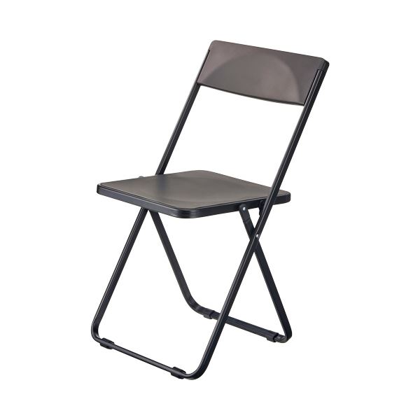 （まとめ）HOME STYLINGSLIM フォールディングチェア ブラック SL-BK 1脚 【&times;3セット】｜リコメン堂生活館