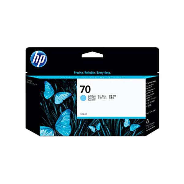 (まとめ) HP70 インクカートリッジ ライトシアン 130ml 顔料系 C9390A 1個 【×10セット】 (代引不可)|リコメン堂生活館