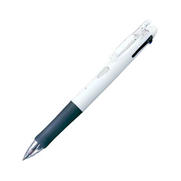 （まとめ） ゼブラ クリップオンG 3色ボールペン 0.7mm 本体色（軸色）：白/インク色：黒・赤・青 【×20セット】 (代引不可)