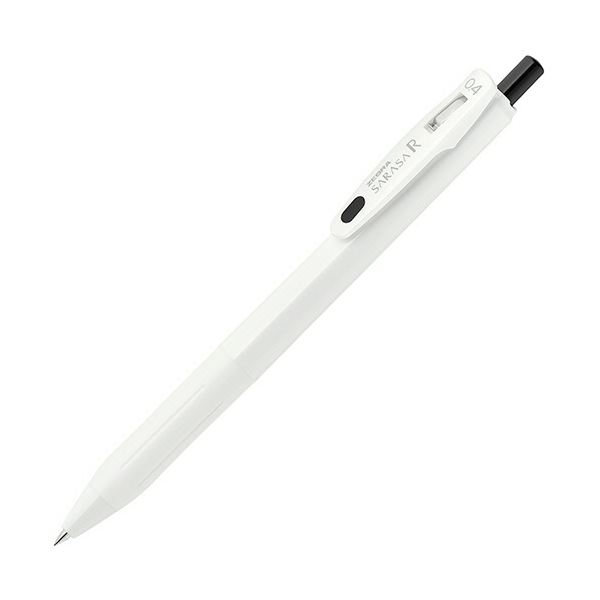 (まとめ) ゼブラ ゲルインクボールペン サラサR 0.4mm 黒 (軸色：白) JJS29-R1-BK2 1セット(10本) 【&times;10セット】｜リコメン堂生活館