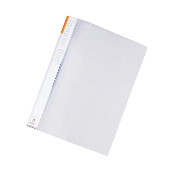 （まとめ）リヒトラブ ルーパーフラット A4タテ2穴 100枚収容 黄 F-52-5 1セット(25冊) 【×2セット】 (代引不可)