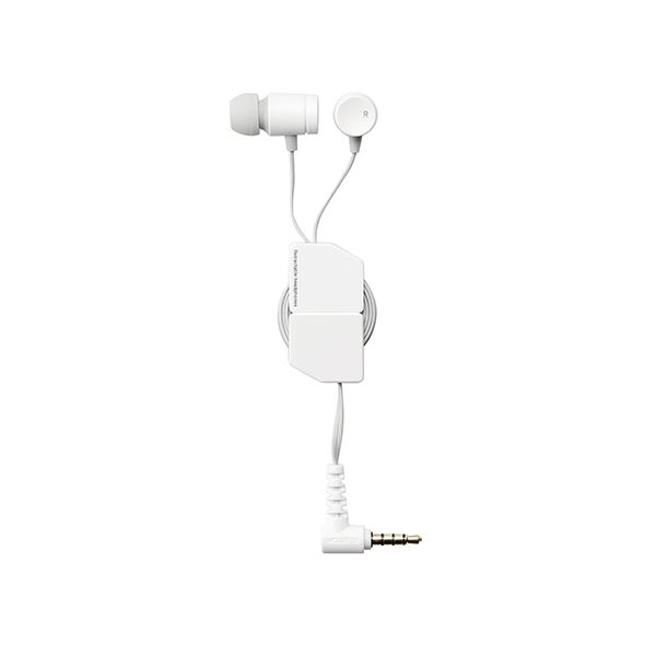 （まとめ） エレコム ステレオイヤホン/カナル型/φ3.5mm/マイク付/Fast Music/FR10CM/9.2mmドライバー/巻取/ホワイト EHP-FR10CMWH 【×2セット】 (代引不可)