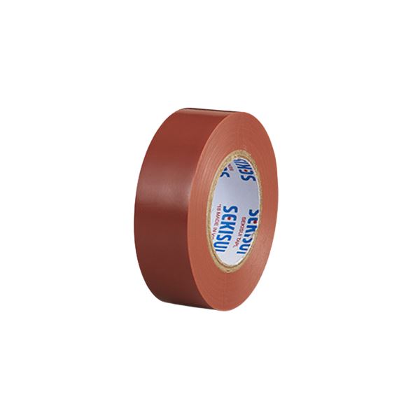 （まとめ） 積水 エスロンテープ #360 幅19mm×長10m 茶 【×30セット】 (代引不可)