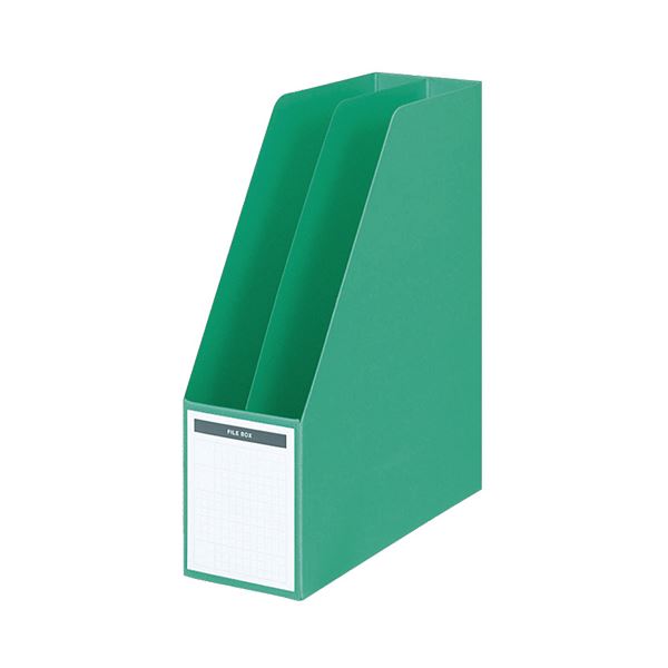 コクヨ ファイルボックス B5タテ背幅85mm 緑 フ-452NG 1セット（10冊） (代