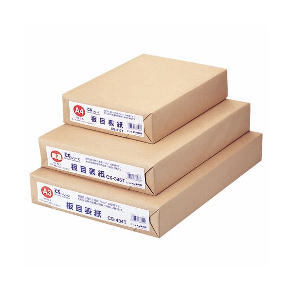 （まとめ）ライオン事務器 板目表紙 美濃判CS-395T 1パック(100枚) 【×2セット】 (代引不可)