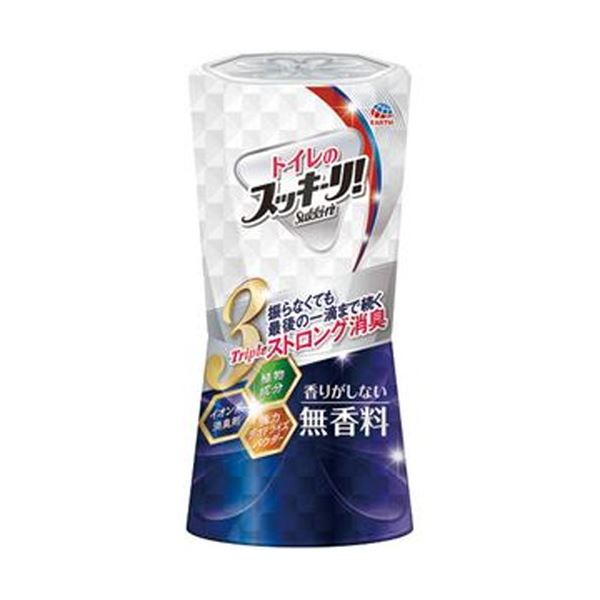 （まとめ）アース製薬 トイレのスッキーリ！ 無香料 400ml 1個【×20セット】 (代引不可)