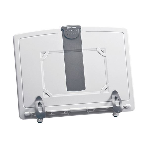 (まとめ) サンワサプライブックスタンドデータホルダー ホワイト DH-317W 1個 【×10セット】 (代引不可)