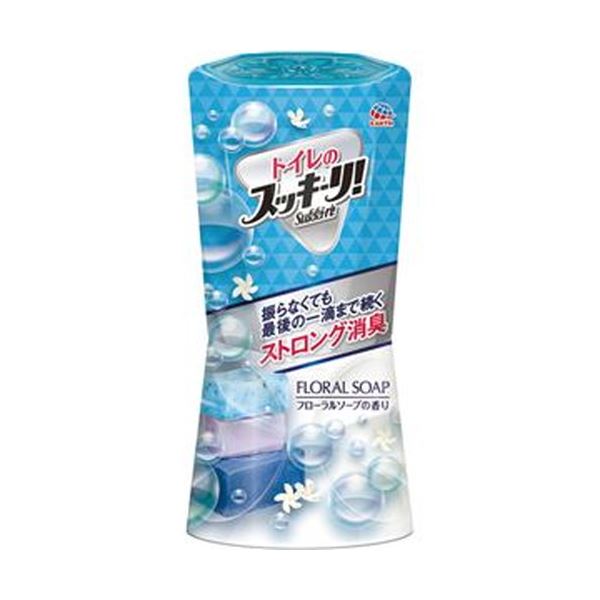（まとめ）アース製薬 トイレのスッキーリ！フローラルソープ 400ml 1個【×20セット】 (代引不可)