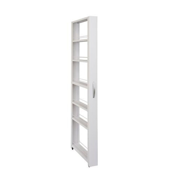 ESCO エスコ 150x1650mm/6段 すき間ワゴン(スチール製) EA954HC-17(代引不可)【送料無料】｜リコメン堂生活館