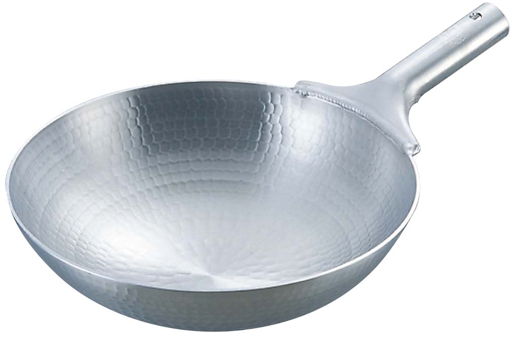 アルミ 打出 中華片手鍋 42cm(代引不可)【送料無料】