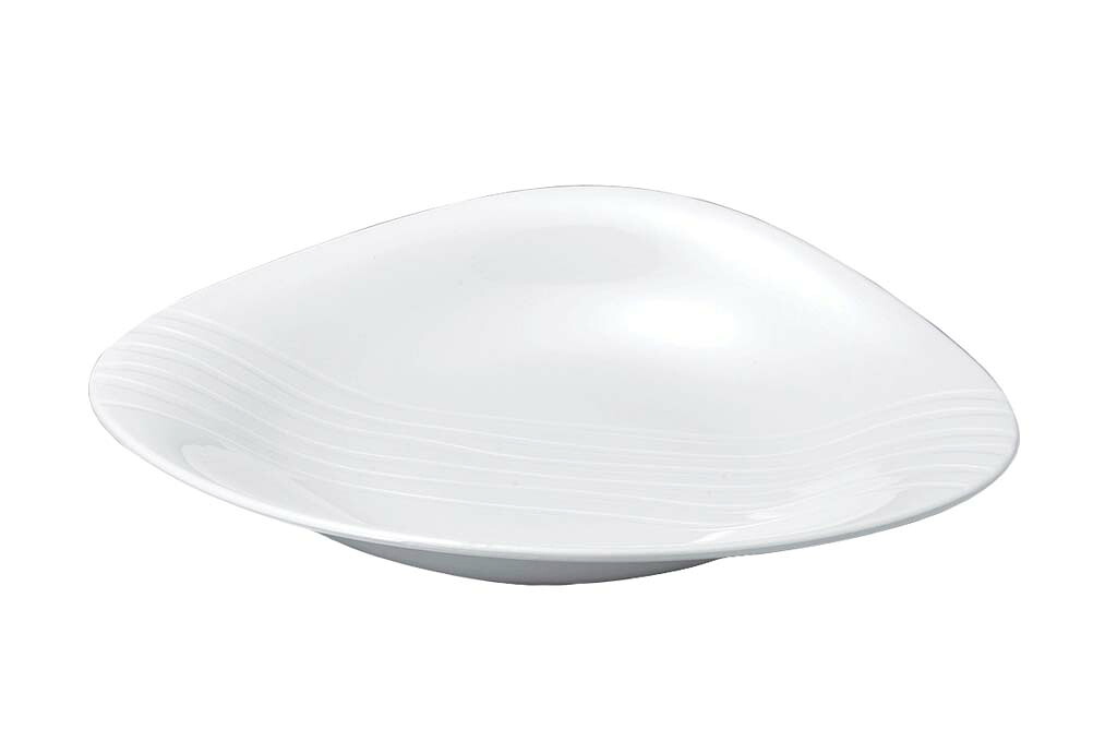 ニューホワイト 菱形プレート 35cm(代引不可)【送料無料】