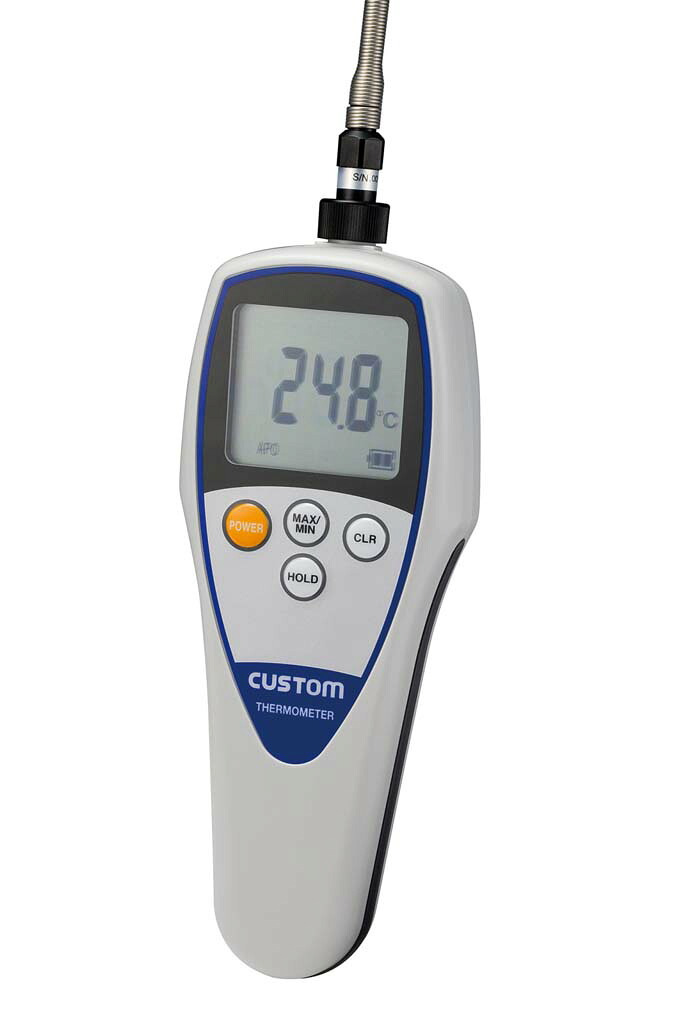 カスタム 防水熱電対温度計 CT-5100WP(代引不可)【送料無料】