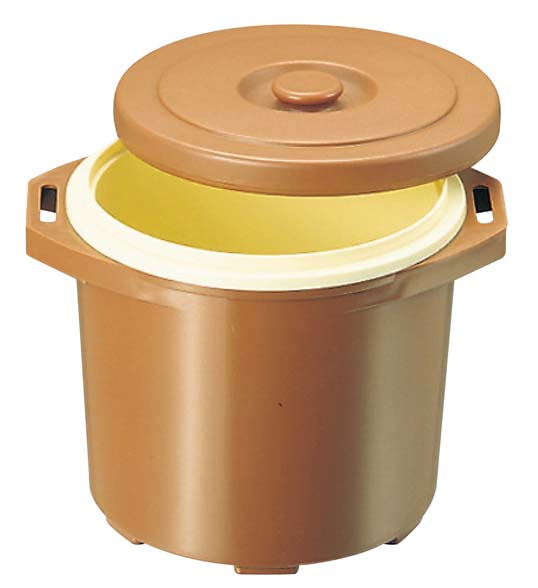 プラスチック 保温食缶 ごはん用 DF-R1 大 D/B(代引不可)【送料無料】|リコメン堂生活館