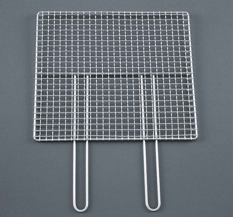 EBM 18-8 ダブルハンドル 焼アミ 55cm(代引不可)【送料無料】｜リコメン堂生活館