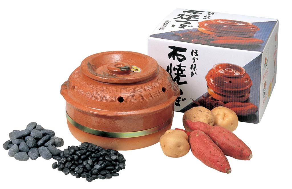 陶器 石焼きいもつぼ C15-1 大(代引不可)【送料無料】