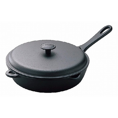 南部鉄 蓋付フライパン 24cm 24112(代引不可)【送料無料】|リコメン堂生活館
