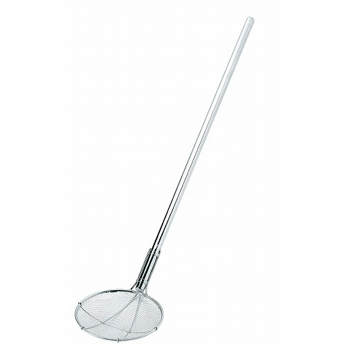 EBM 18-8 パイプ柄 丸型 給食用スクイ網 24cm 6.5メッシュ(代引不可)【送料無料】