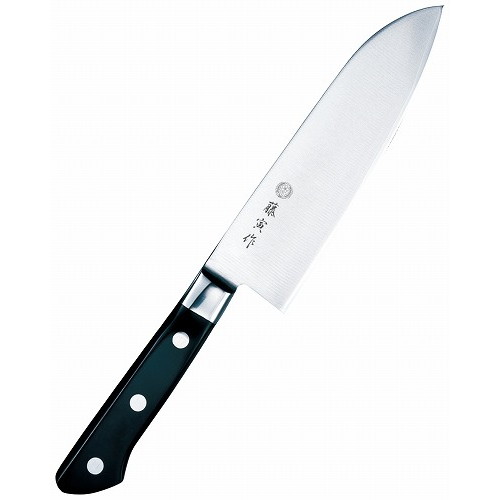 藤寅作 DP鋼(ツバ付)三徳庖丁 FU-503 17cm(代引不可)【送料無料】