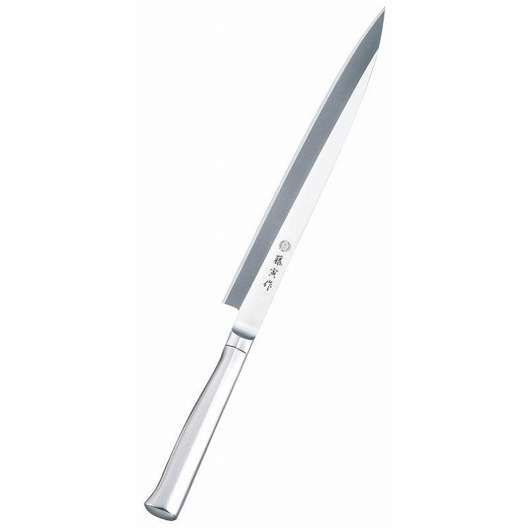 藤寅作 オールステンレス柳刃 FU-623L 27cm(左用) 庖丁 庖丁(代引不可)【送料無料】|リコメン堂生活館