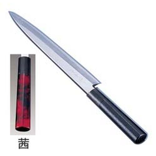 インテックカネキ 歌舞伎調和包丁 忠舟 柳刃 33cm 茜 ATD0112【送料無料】|リコメン堂生活館