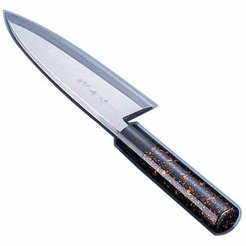 インテックカネキ 歌舞伎調和包丁 忠舟 出刃 15cm 黒金茶 ATD0201【送料無料】