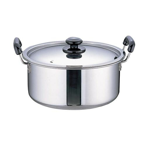 遠藤商事 SAステンレス プラ柄 厚板実用鍋 36cm AZT0736【送料無料】