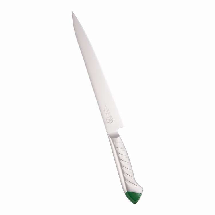 龍治 ステンカラー 筋引 24cm グリーン(代引不可)【送料無料】