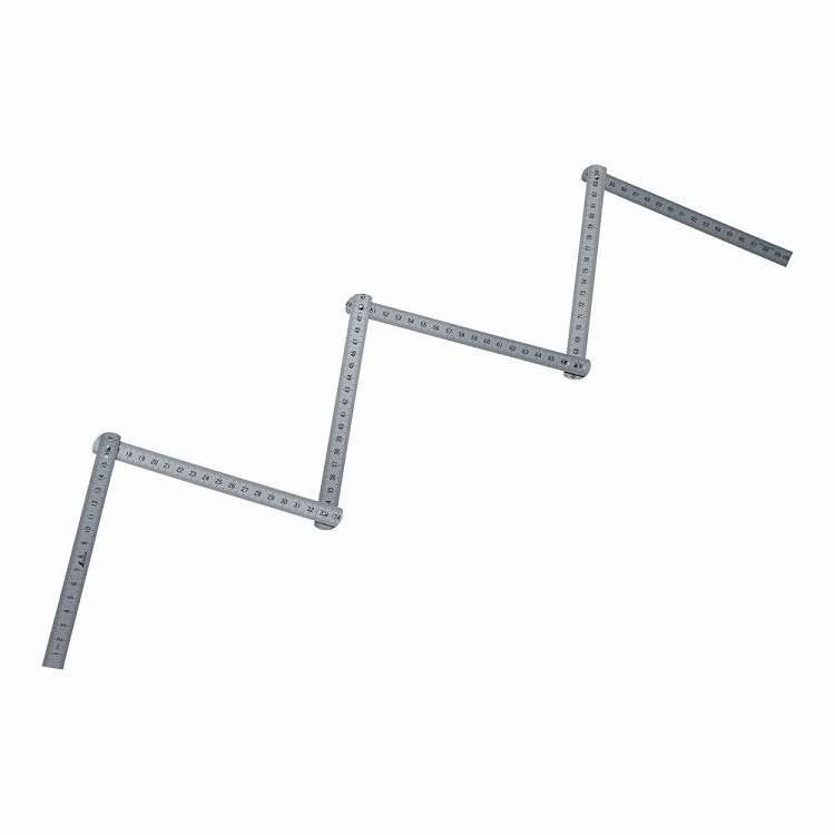 ステン六ッ折尺 no.63770 1m(代引不可)【送料無料】