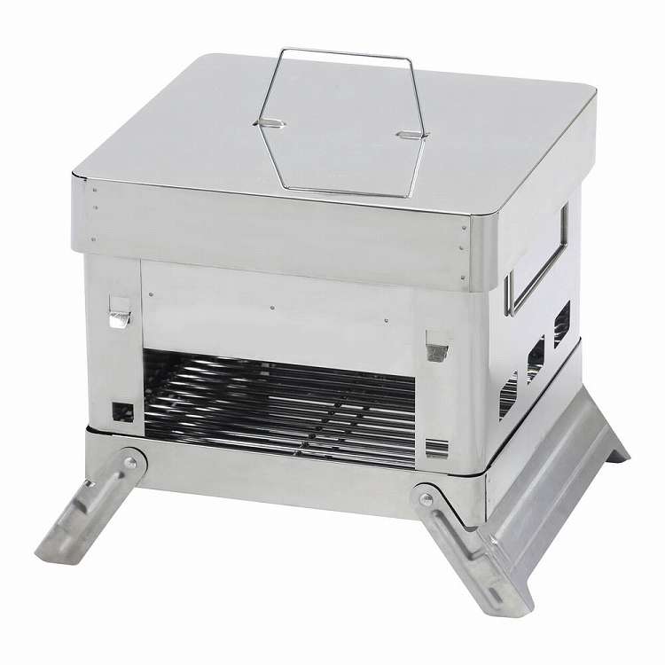蓋付き折りたたみバーベキューコンロ OCB-32(代引不可)【送料無料】|リコメン堂生活館