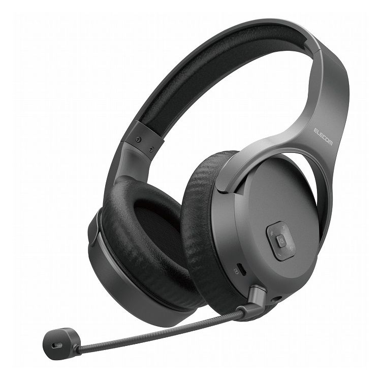 エレコム ヘッドホン ヘッドセット ワイヤレス 無線2.4GHz 有線 3.5mm 接続可能 無指向性 マイク付き ステレオ 両耳 オーバーヘッドタイプ 16時間連続使用 ブラック HS-HPW01BK(代引不可)【送料無料】|リコメン堂生活館