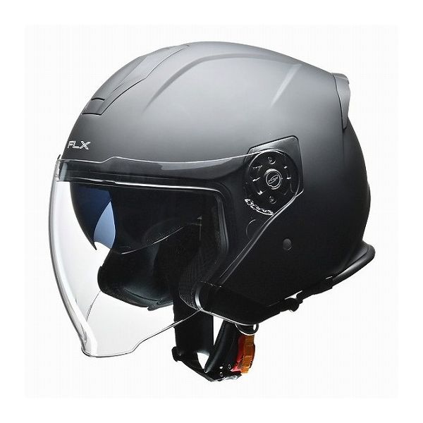 リード工業 FLXジェットヘルメットMATBKーL マッドブラックL FLXMATBKL【送料無料】