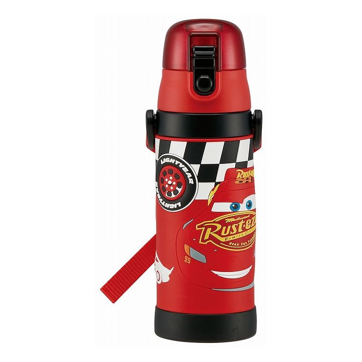 【正規販売店】 スケーター 直飲みステンレス水筒 3Dキャラクター カーズ 480ml SDPV5画像