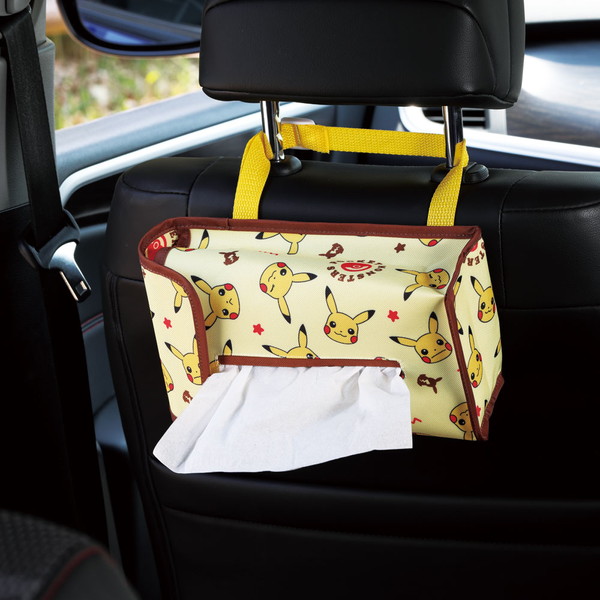 スケーター 車用 ティッシュボックスカバー ポケットモンスター ピカチュウ CTSC1 キャラクター かわいい 可愛い画像