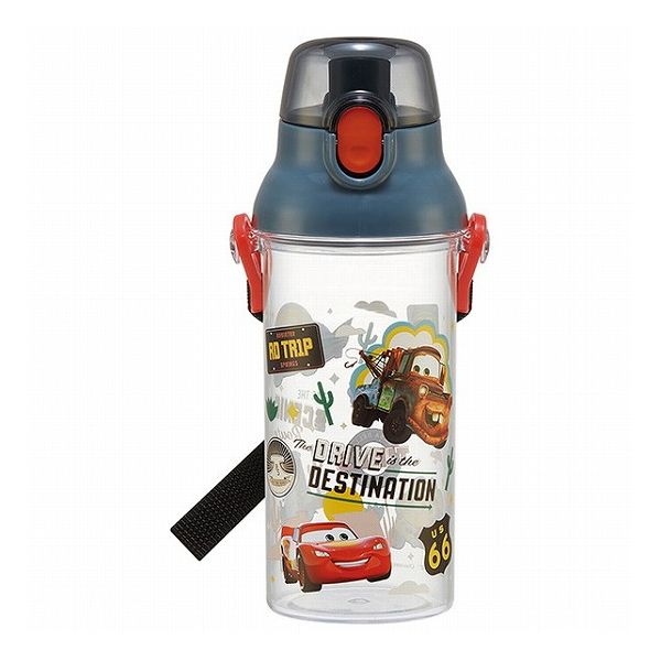 楽天市場】 カーズ 水筒 ボトル 480ml 透明 軽量 コンパクト 直飲み