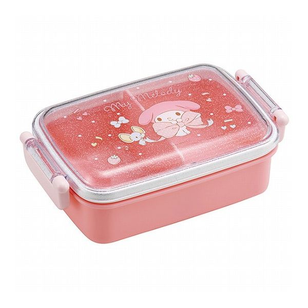 楽天市場】マイメロディ ビッグリボン 角型お弁当箱 仕切り付 450ml