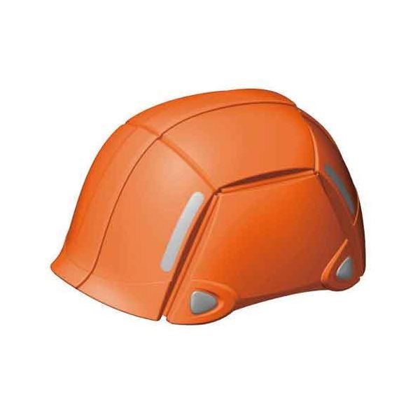 【単品5個セット】TOYO 折りたたみヘルメットブルーム NO.100 オレンジ ヘルメット 防災 コンパクト(代引不可)【送料無料】｜リコメン堂生活館