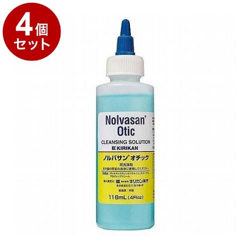 【4個セット】 キリカン洋行 ノルバサンオチック 犬猫用 118mL【送料無料】